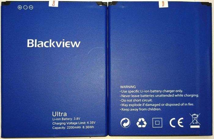 Акумулятор для Blackview A6 Ultra (2200mAh) Original PRC