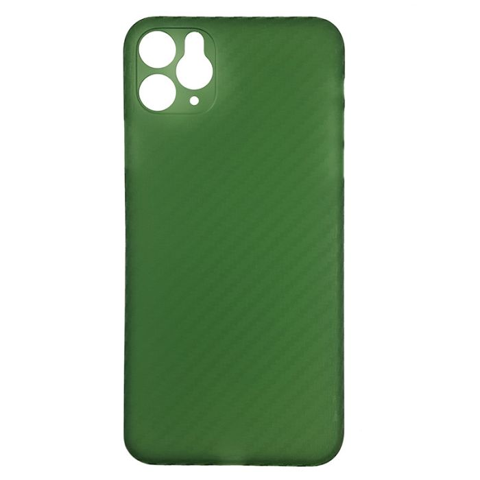 Чехол Anyland Carbon Ultra thin для Apple iPhone 11 Pro Max Green