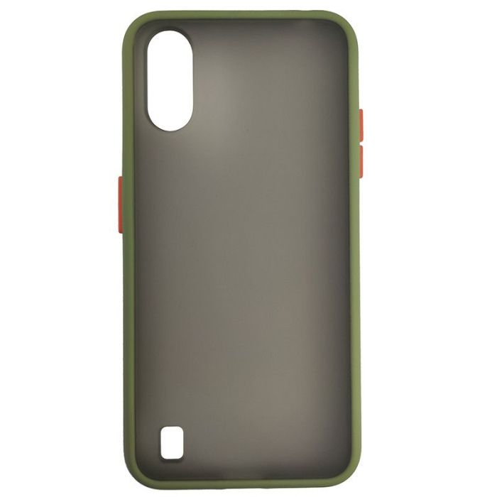Чехол Totu Copy Gingle Series for Samsung A01 (A015) Dark Green+Orange