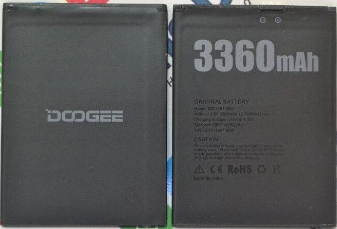 Аккумулятор для Original PRC DooGee X30, BAT17613360 (3360 mAh)