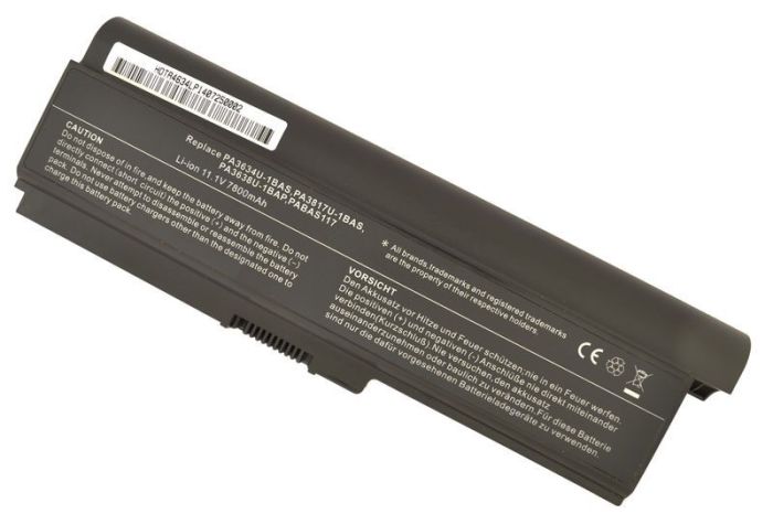 Усиленный аккумулятор для ноутбука Toshiba PA3636U-1BRL Satellite U400 10.8V Black 7800mAh OEM
