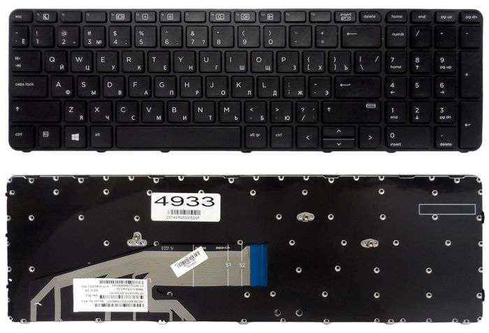 Клавіатура HP ProBook 450 G3 455 G3 470 G3 450 G4 455 G4 470 G4 650 G2 655 G2 чорна Original PRC (837549-251)