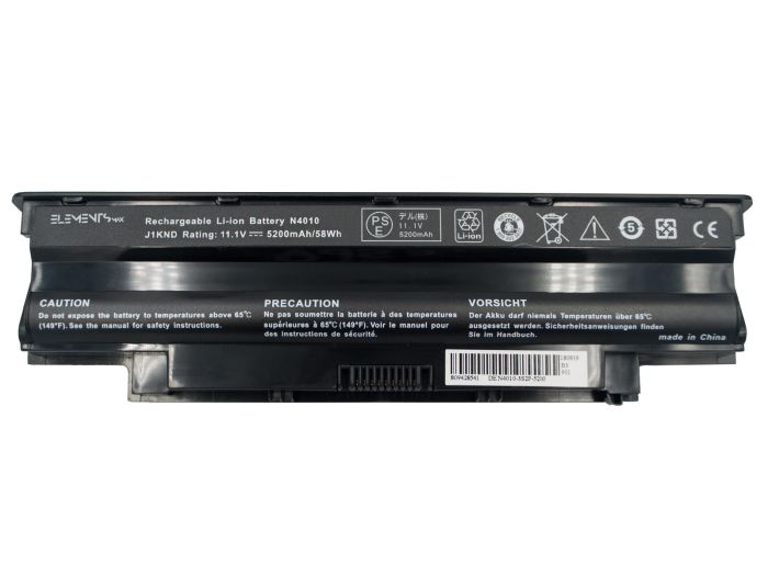 Батарея Elements MAX для Dell Inspiron 13R 14R 15R N3010 N5010 M501 Vostro 3450 3550 3750 11.1V 5200mAh (N4010-3S2P-5200)