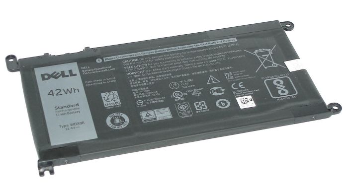 Акумулятор для ноутбука Dell WDX0R Inspiron 15-5538 11.4V Чорний 3500mAh Orig