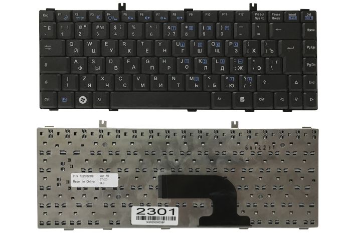 Клавіатура Fujitsu Amilo La1703 La1705 чорна Original PRC (K020626B1)