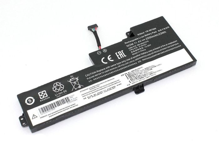 Аккумулятор для ноутбука Lenovo 01AV421 ThinkPad T470 11.4V Black 2000mAh OEM