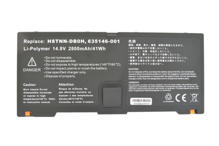 Акумулятор для ноутбука  HP Compaq HSTNN-DB0H ProBook 5330M 14.8V Чорний 2800mAh OEM