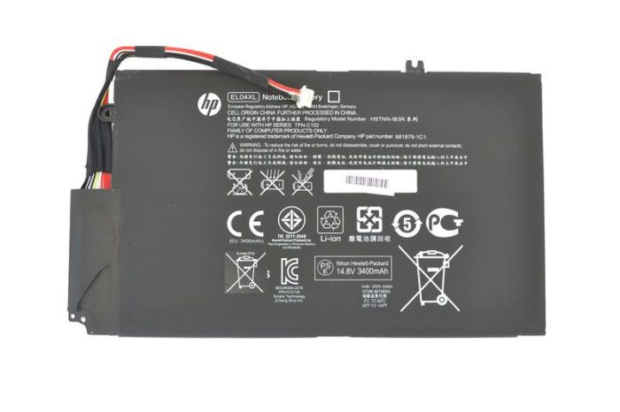 Акумулятор для ноутбука  HP Compaq HSTNN-IB3R Envy 4-1000 14.8V Чорний 3400mAh Orig