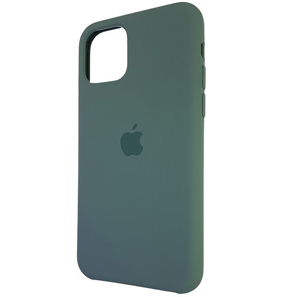 Чехол Copy Silicone Case iPhone 11 Pro Wood Green (58)