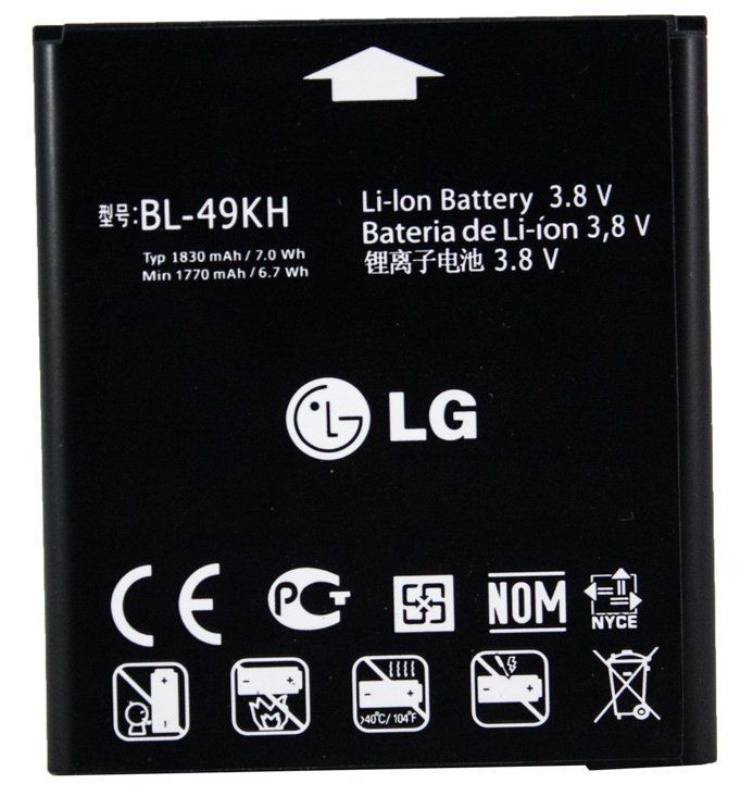 Акумулятор для LG P936 , BL-49KH Original PRC