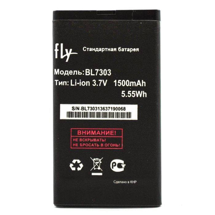 Акумулятор для Fly BL7303 для TS107 1500mAh Original PRC