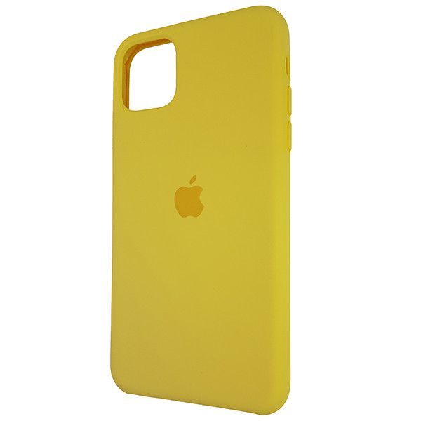 Чехол Copy Silicone Case iPhone 11 Pro Max Yellow (4)