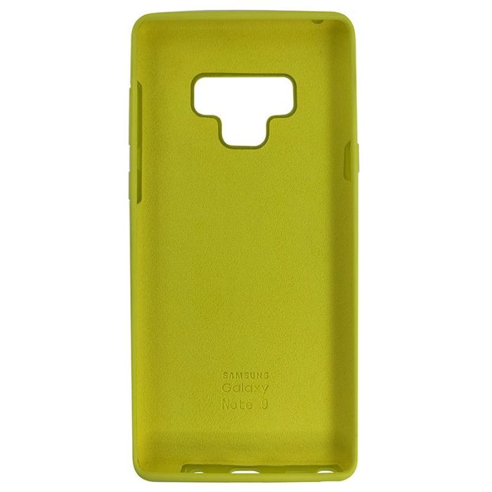 Чехол Silicone Case for Samsung Note 9 Sun Yellow (43)
