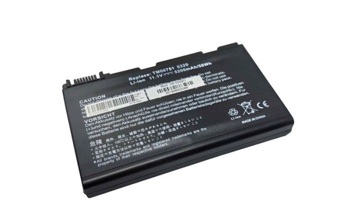 Аккумулятор для ноутбука Acer TM00741 Extensa 5210 11.1V Black 5200mAh OEM