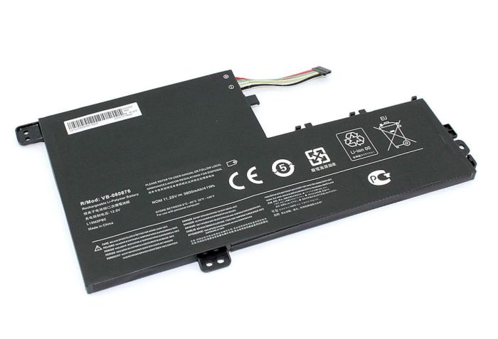 Акумулятор для ноутбука Lenovo L15M3PB0 IdeaPad 320S-14IKB 11.25V Чорний 3600mAh OEM