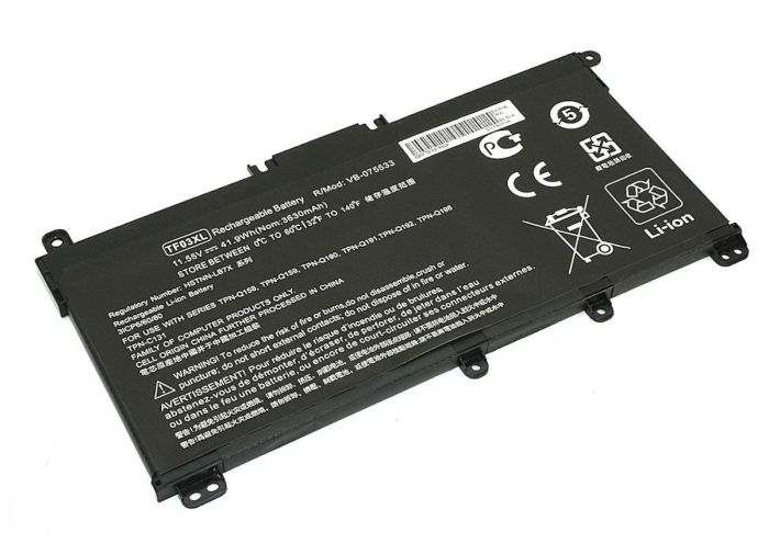 Аккумулятор для ноутбука HP TF03 TPN-C131 11.55V Black 3630mAh OEM