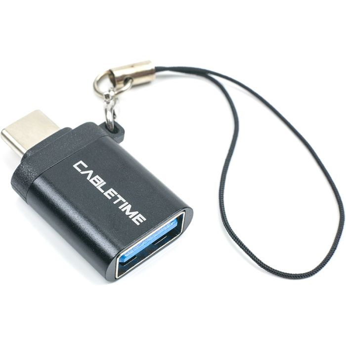 Адаптер Cabletime OTG USB 3.0 Type-C (M) - USB Type-A (F)