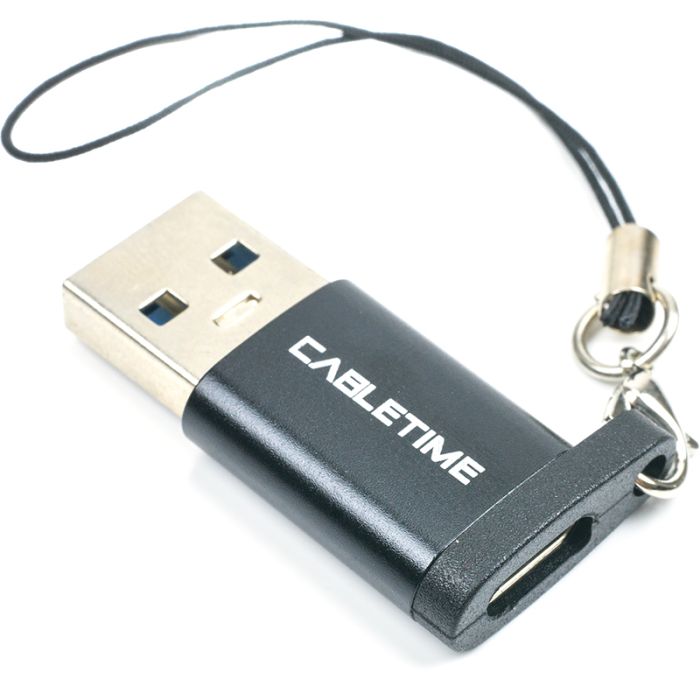 Перехідник Cabletime OTG USB 3.0 Type-A (M) - USB Type-C (F)