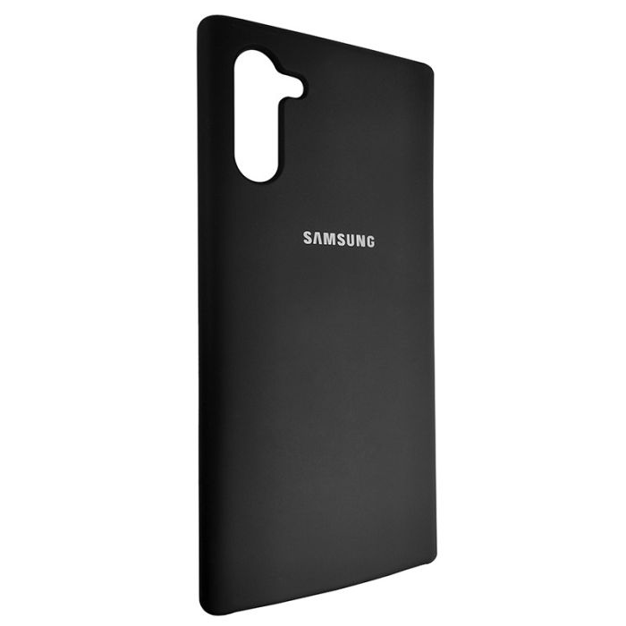 Чохол Silicone Case for Samsung Note 10 Чорний (18)