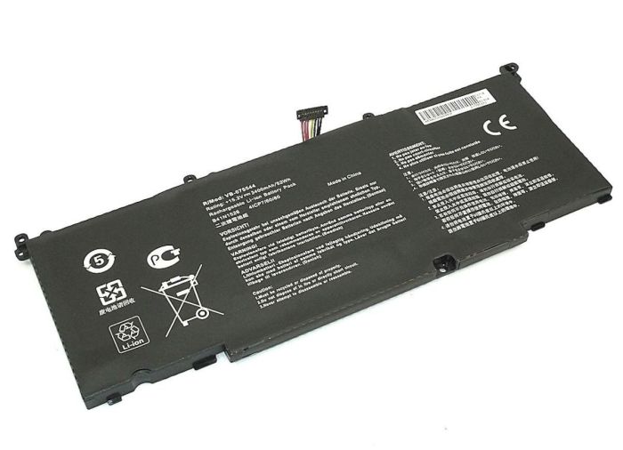 Акумулятор для ноутбука Asus B41N1526 S5V 15.2V Black 3400mAh OEM