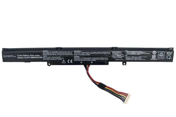 Батарея Elements MAX для Asus A450C A750J F450E F450J K550D K751M R571J X450J X750J 14.4V 2600mAh (X550E-4S1P-2600)