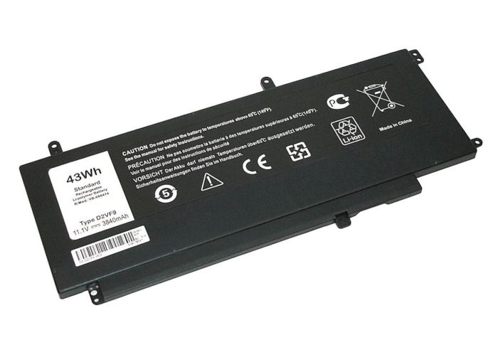 Акумулятор для ноутбука  Dell D2VF9 Inspiron 15 7547 11.1V Black 3800Ah Orig