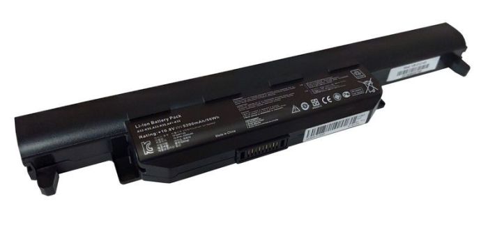 Акумулятор для ноутбука Asus A32-K55 K55 10.8V Чорний 5200mAh OEM