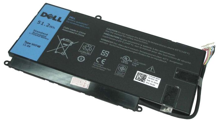 Аккумулятор для ноутбука Dell VH748 Vostro 5470 11.4V Black 4240mAh Orig
