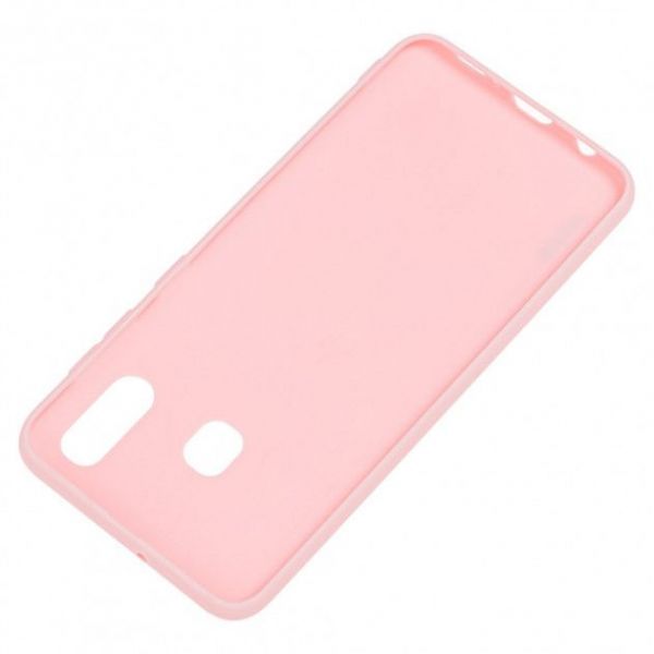 Чехол накладка SMTT для Samsung A305 Galaxy A30, A205 Galaxy A20 рожевий
