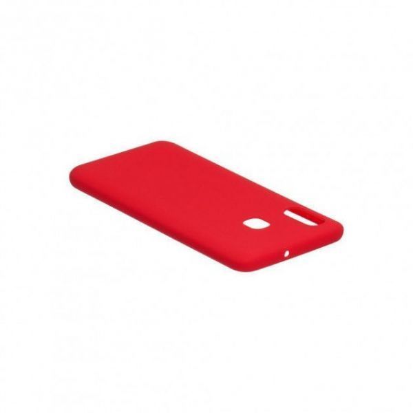 Чехол накладка SMTT для Samsung A405 Galaxy A40 червоний