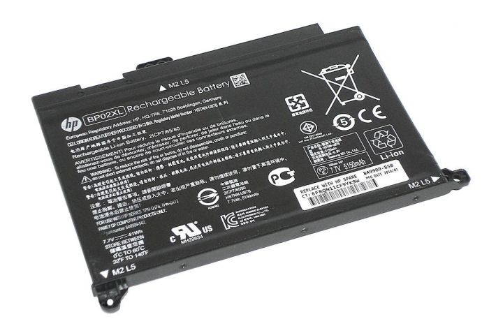 Акумулятор для ноутбука  HP BP02XL 15-au 7.7V Black 5150mAh Orig