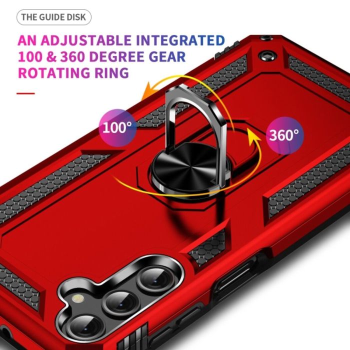 Чехол Cosmic Robot Ring for Samsung Galaxy A24 4G Red