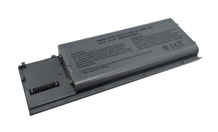 Акумулятор для ноутбука  Dell PC764 Latitude D620 11.1V Grey 5200mAh OEM
