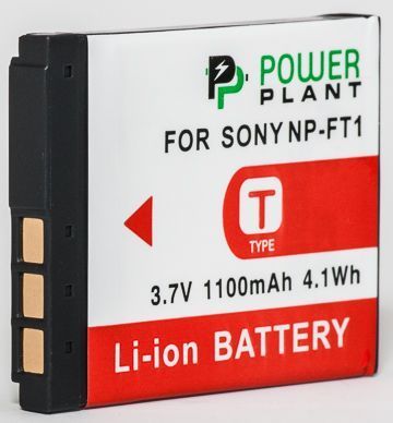 Аккумулятор PowerPlant Sony NP-FT1 1100mAh