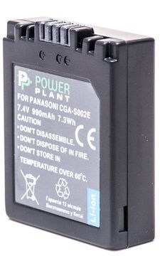 Аккумулятор PowerPlant Panasonic CGA-S002, DMW-BM7 990mAh