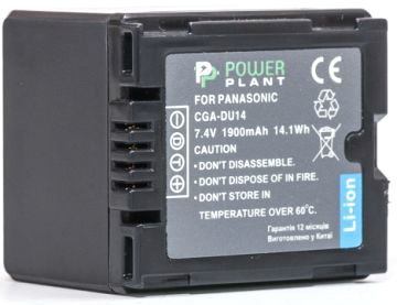 Акумулятор PowerPlant Panasonic CGA-DU14 1900mAh