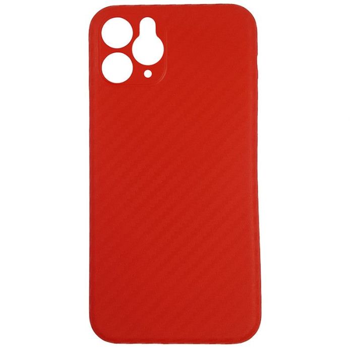 Чехол Anyland Carbon Ultra thin для Apple iPhone 11 Pro Red