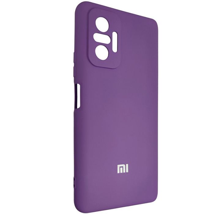 Чехол Silicone Case for Xiaomi Redmi Note 10 Pro Light Violet (41)