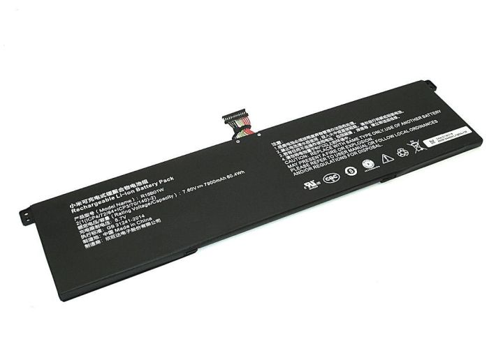 Аккумулятор для ноутбука Xiaomi R15B01W Mi Pro 15.6 7.6V Black 7900mAh OEM