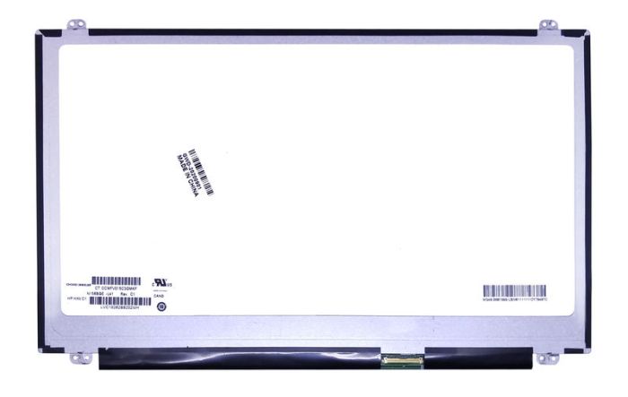 Матриця для ноутбука 15,6", Slim (тонка), 40 pin (знизу праворуч), 1366x768, Світлодіодна (LED), кріплення зверху\знизу, глянсова, CMO-Innolux, N156BGE-L41