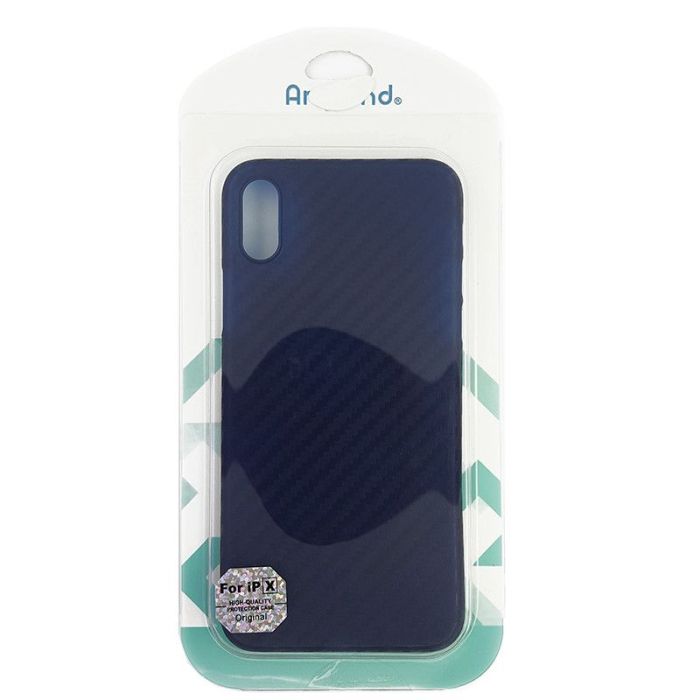 Чохол Anyland Carbon Ultra thin для Apple iPhone X/XS Blue