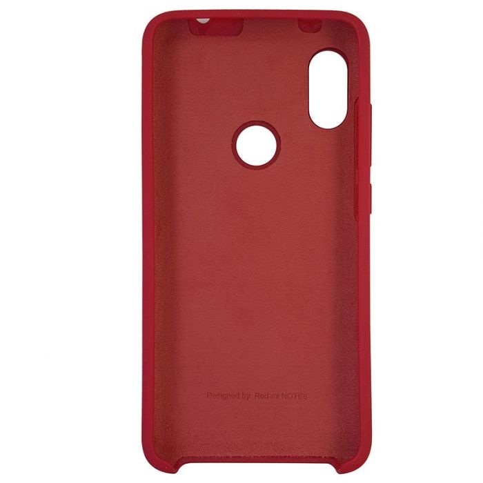 Чохол Silicone Case for Xiaomi Redmi Note 6 Deep Червоний (42)