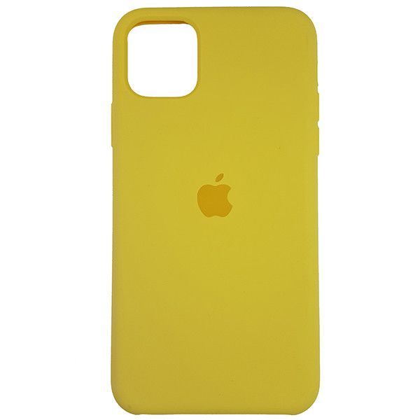 Чохол Copy Silicone Case iPhone 11 Pro Max Yellow (4)