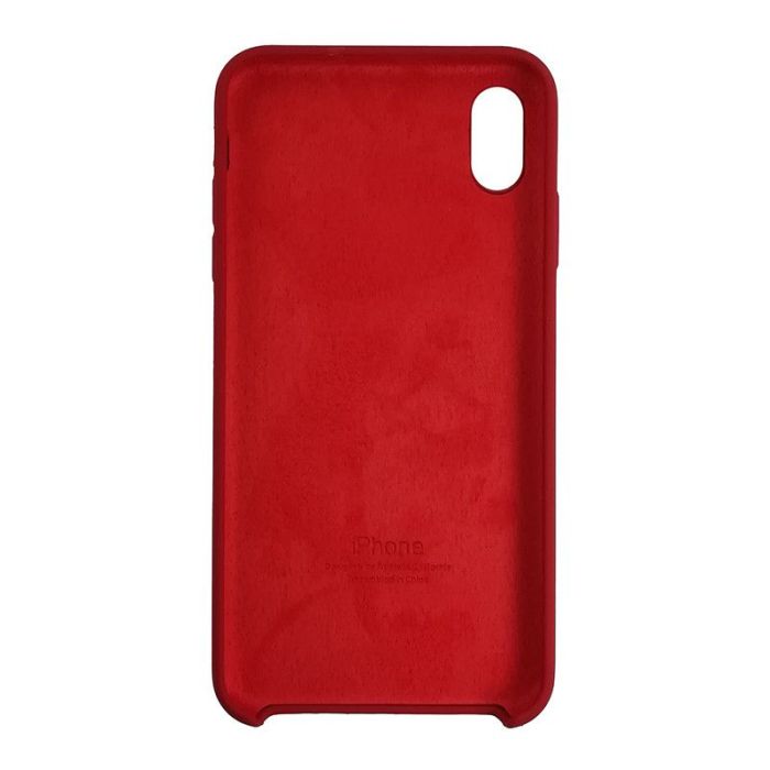 Чехол Copy Silicone Case iPhone XS Max China Red (33)