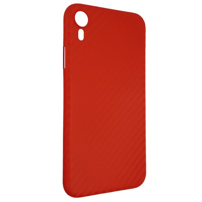 Чехол Anyland Carbon Ultra thin для Apple iPhone XR Red