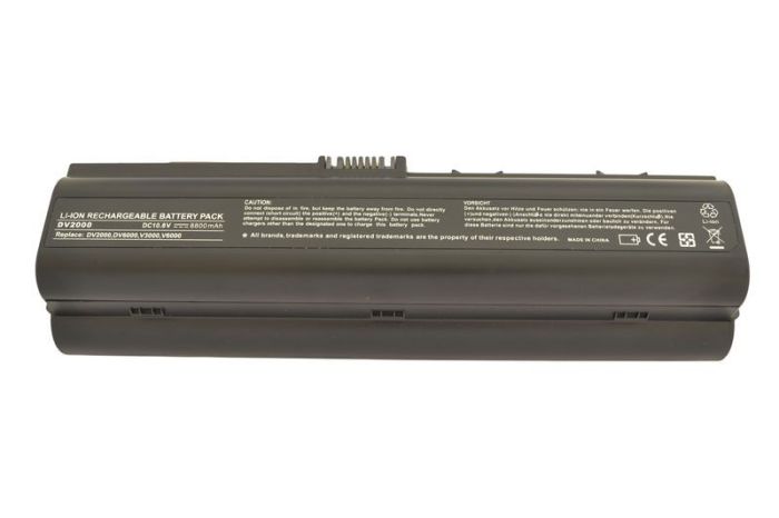 Посилений акумулятор для ноутбука HP Compaq EV089AA Pavilion DV6000 10.8V Black 8800mAh OEM