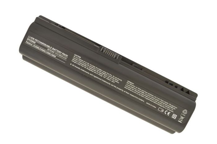 Посилений акумулятор для ноутбука HP Compaq EV089AA Pavilion DV6000 10.8V Black 8800mAh OEM