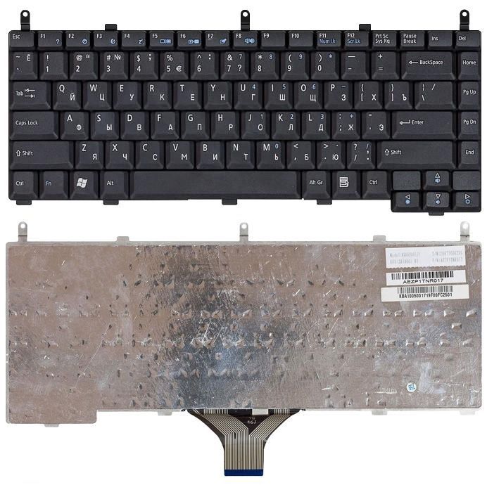 Клавіатура для ноутбука Acer Aspire 1350, 1510 Чорна, RU