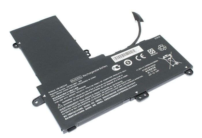 Аккумулятор для ноутбука HP Compaq HSTNN-UB6V Pavilion x360 11-u000 11.55V Black 3400mAh OEM