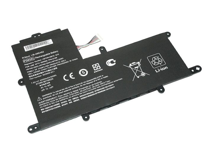 Аккумулятор для ноутбука HP PO02XL Stream 11-R 7.6V Black 4000mAh OEM
